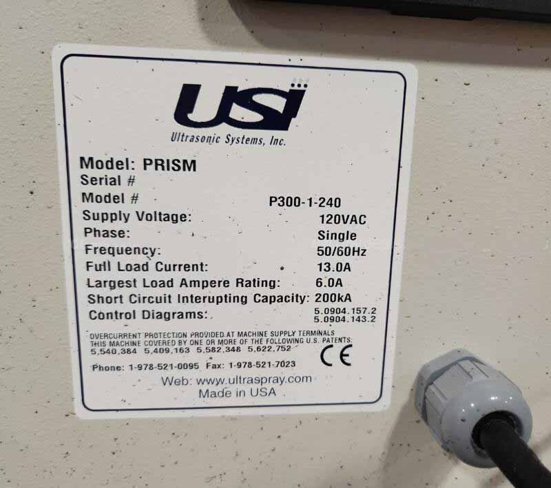 Photo Utilisé USI / ULTRASONIC SYSTEMS INC Prism Ultra-Coat 300 À vendre