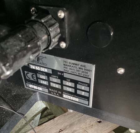 Photo Used V-TEK TM-50 For Sale