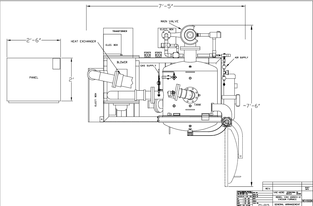 사진 사용됨 VAC AERO VAH 1220 HV-2 판매용