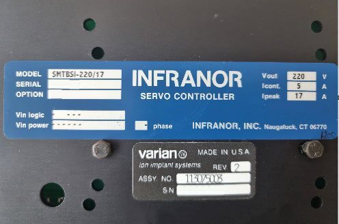 Photo Used VARIAN 113075003 For Sale
