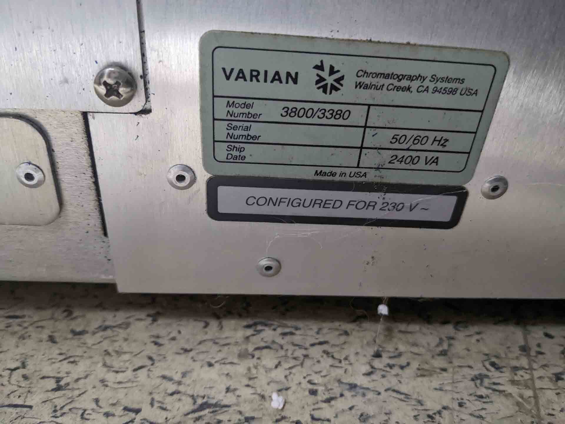 Photo Used VARIAN CP-3800 For Sale