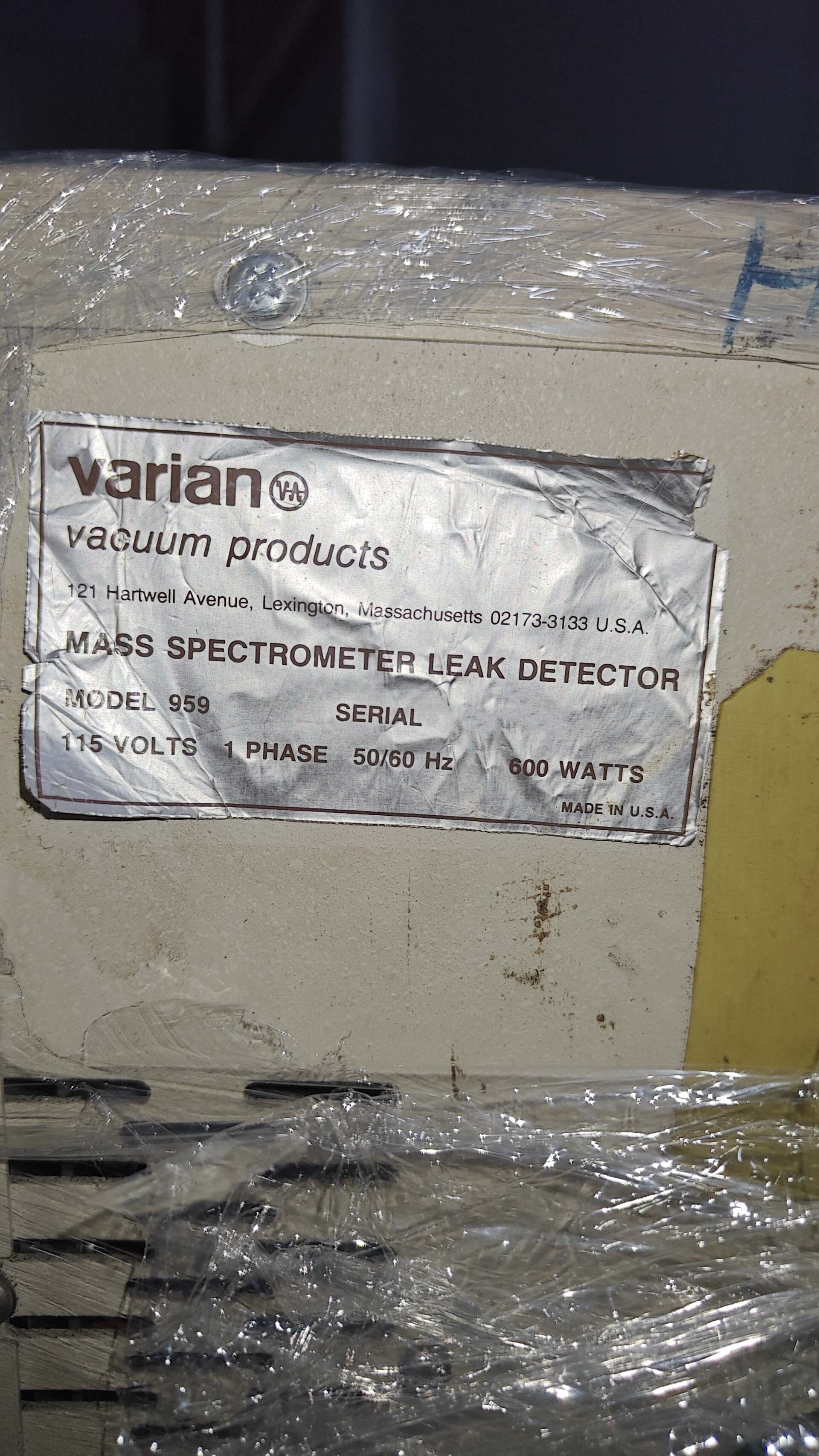 Foto Verwendet VARIAN 959 Zum Verkauf