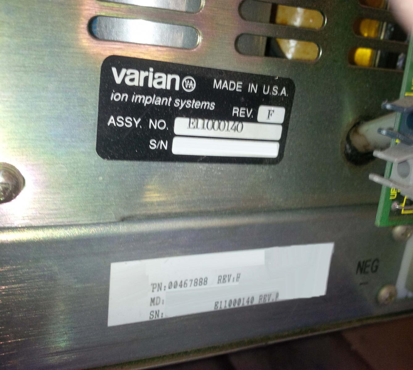 Photo Used VARIAN E11000140 For Sale