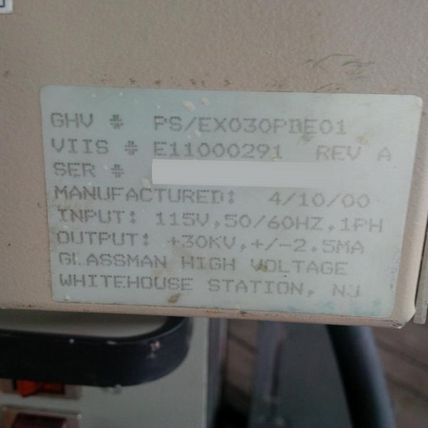 Photo Used VARIAN E11000291 rev A For Sale