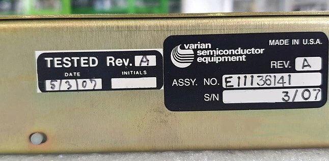 圖為 已使用的 VARIAN E11136141 待售