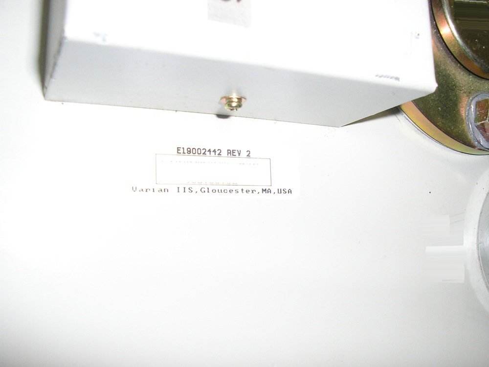 Photo Used VARIAN E19002442-2 For Sale