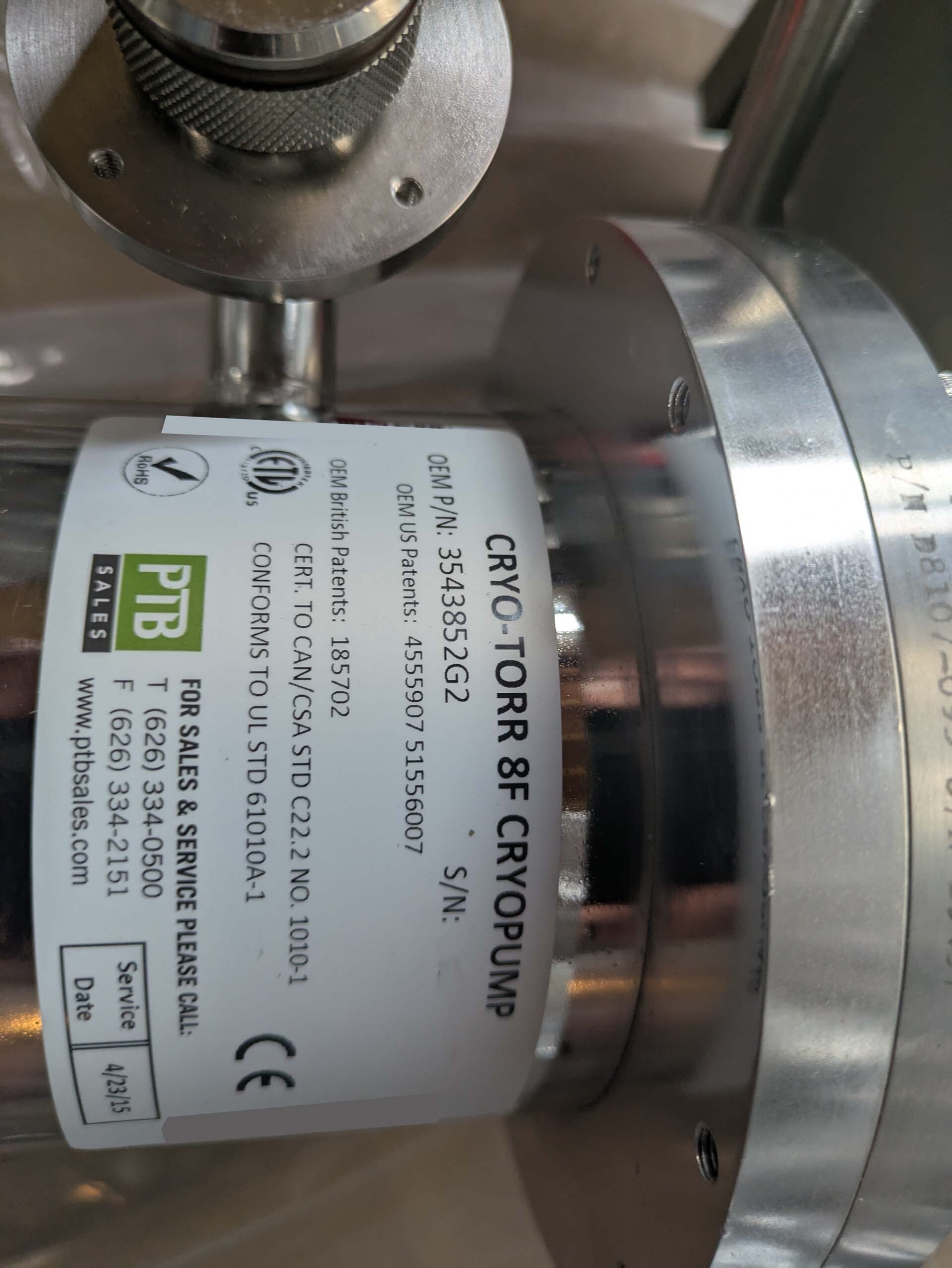 Photo Used VARIAN Spare parts for 3280 / 3290 For Sale