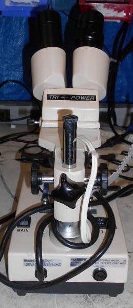 Photo Used VARIOUS Lot of (3) microscopes For Sale