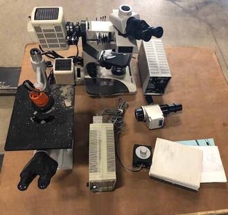 VARIOUS Lot of (2) Microscopes #9299077