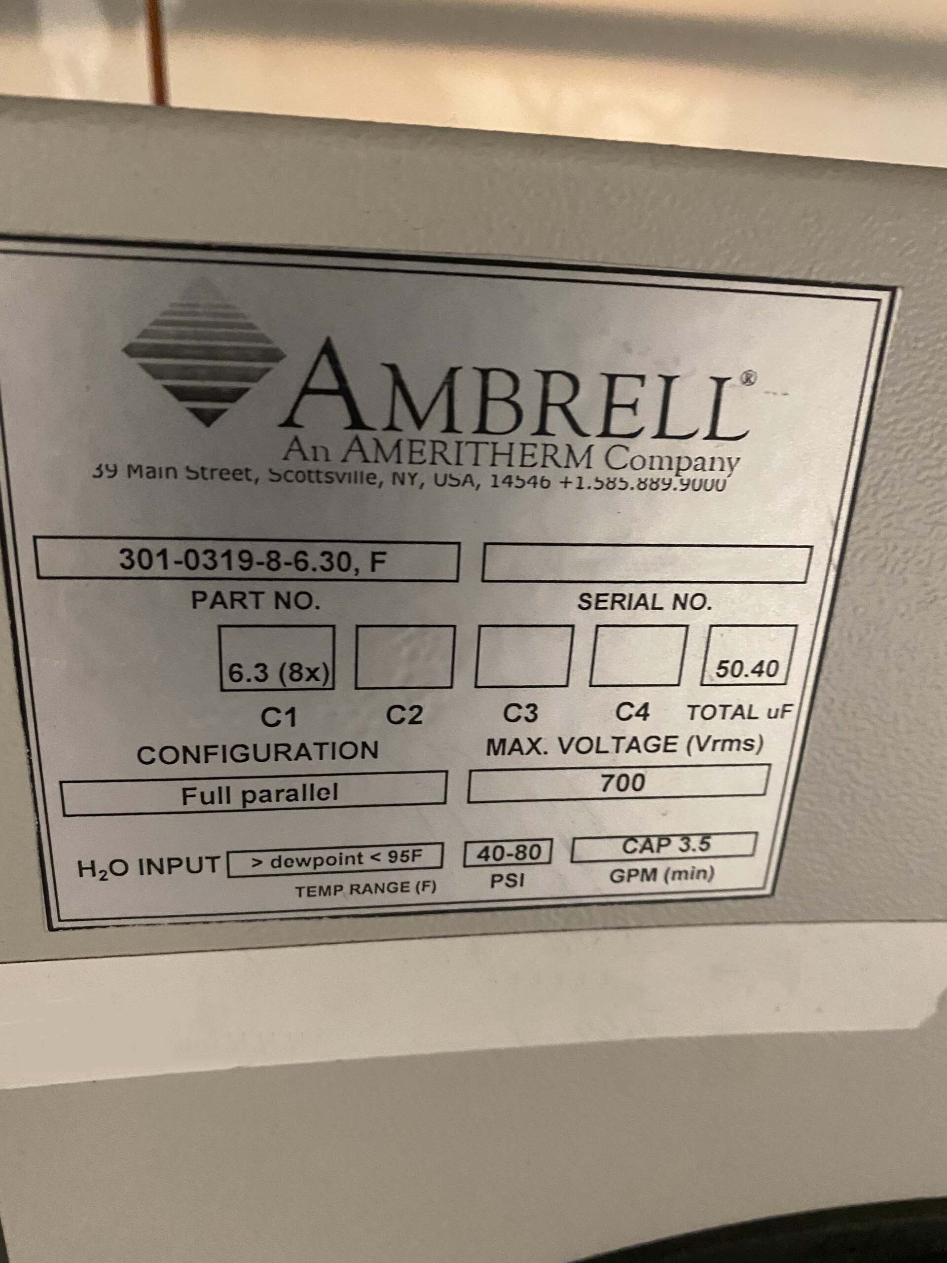 Photo Used AMBRELL Lot of induction heaters For Sale