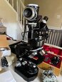 Photo Used VARIOUS Lot of microscope and spare parts For Sale