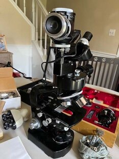 VARIOUS Lot of microscope and spare parts #293714547