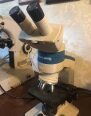 Foto Verwendet Various Lot of Microscope Zum Verkauf