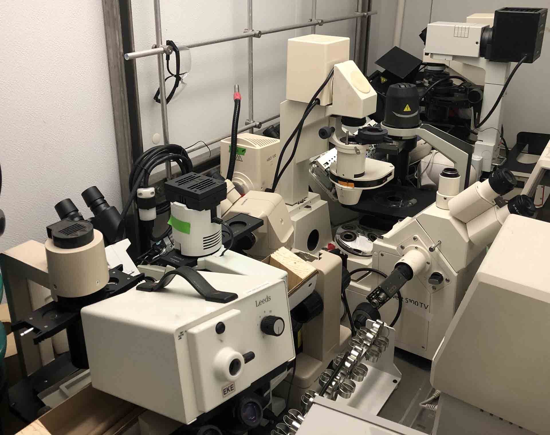 フォト（写真） 使用される VARIOUS Lot of (5) microscopes 販売のために