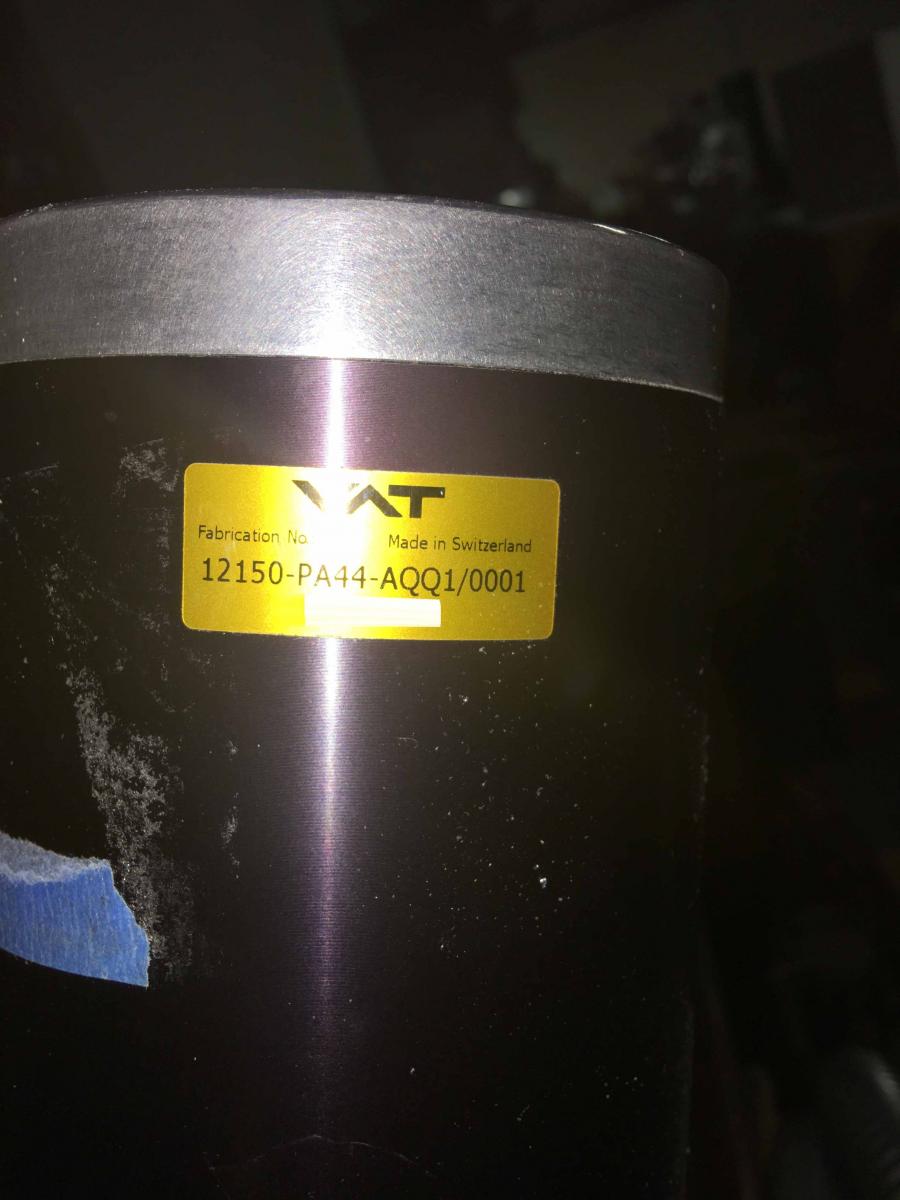 Photo Used VAT 12150-PA44-AQQ1 For Sale