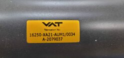 Photo Used VAT 16250-JA21-0001 For Sale