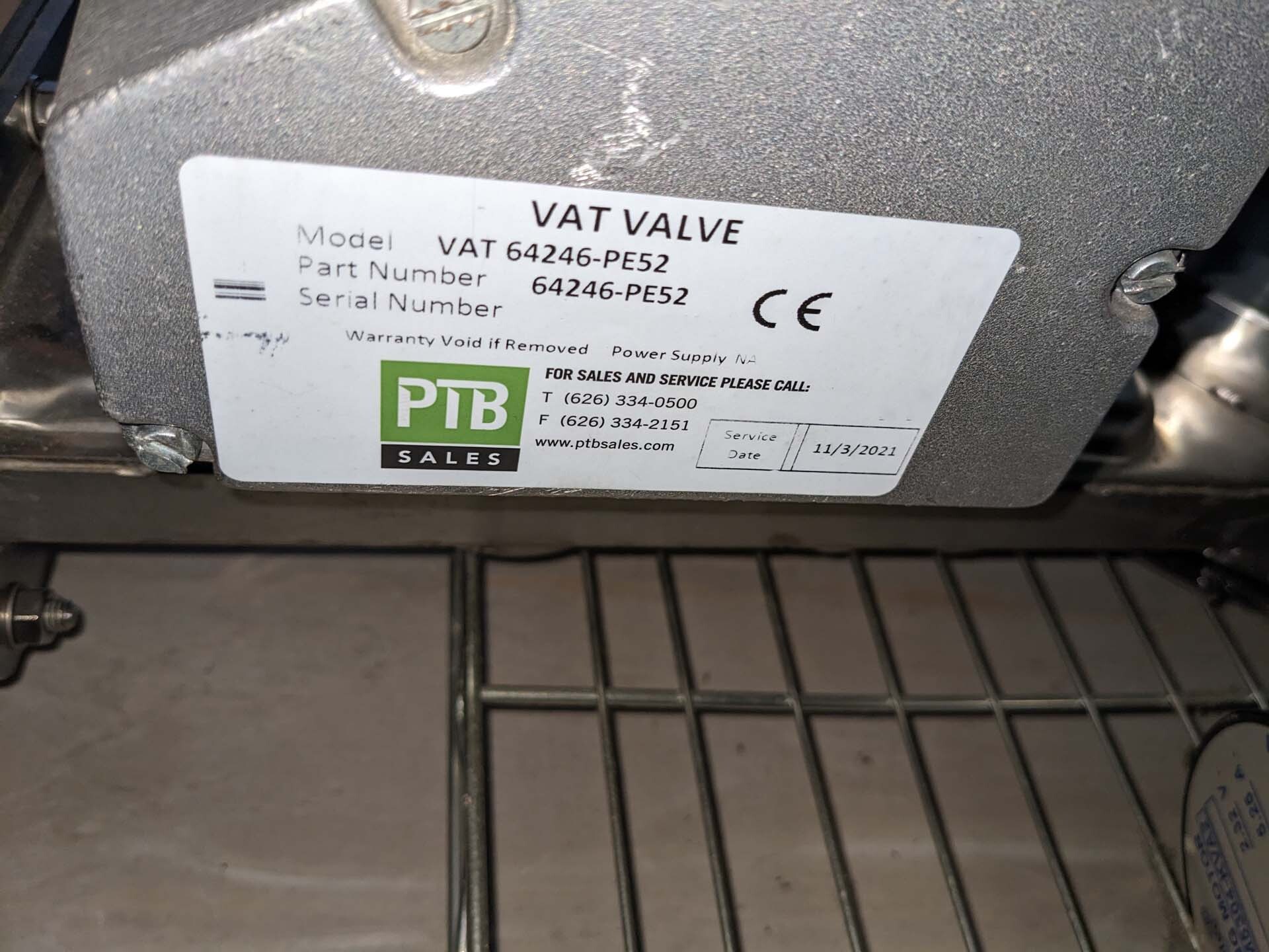 Photo Used VAT 64246-PE52 For Sale