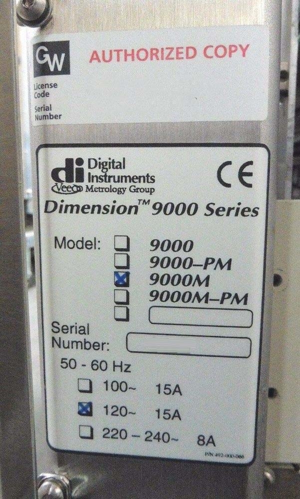 圖為 已使用的 VEECO / DIGITAL INSTRUMENTS Dimension 9000M 待售