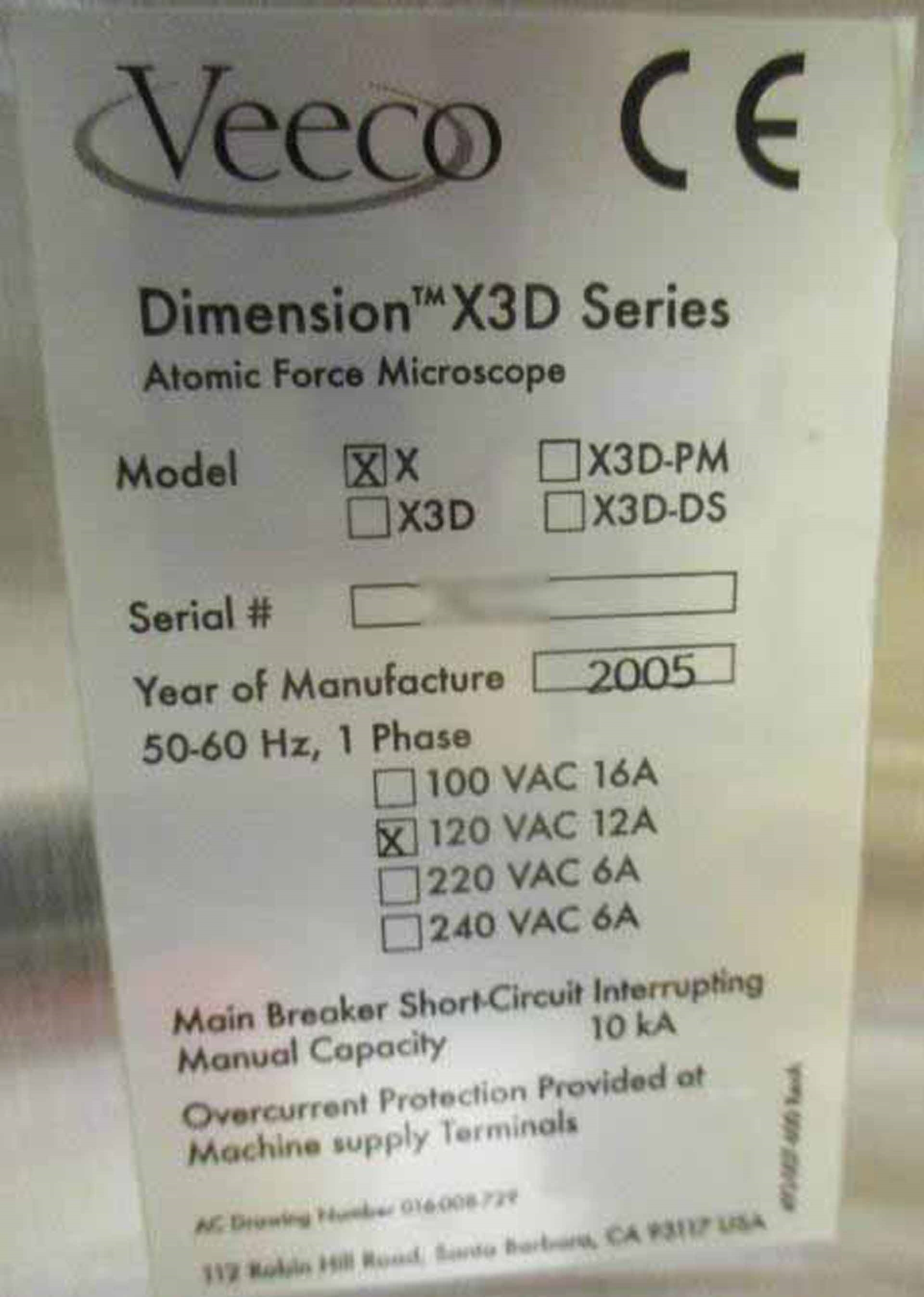 Photo Used VEECO / DIGITAL INSTRUMENTS Dimension X For Sale