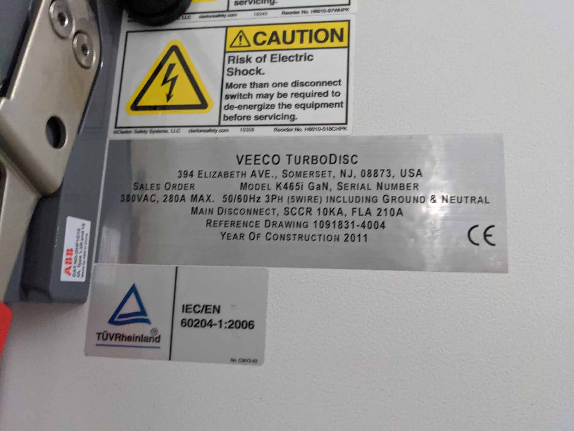 Photo Used VEECO / EMCORE TurboDisc K465i GaN For Sale