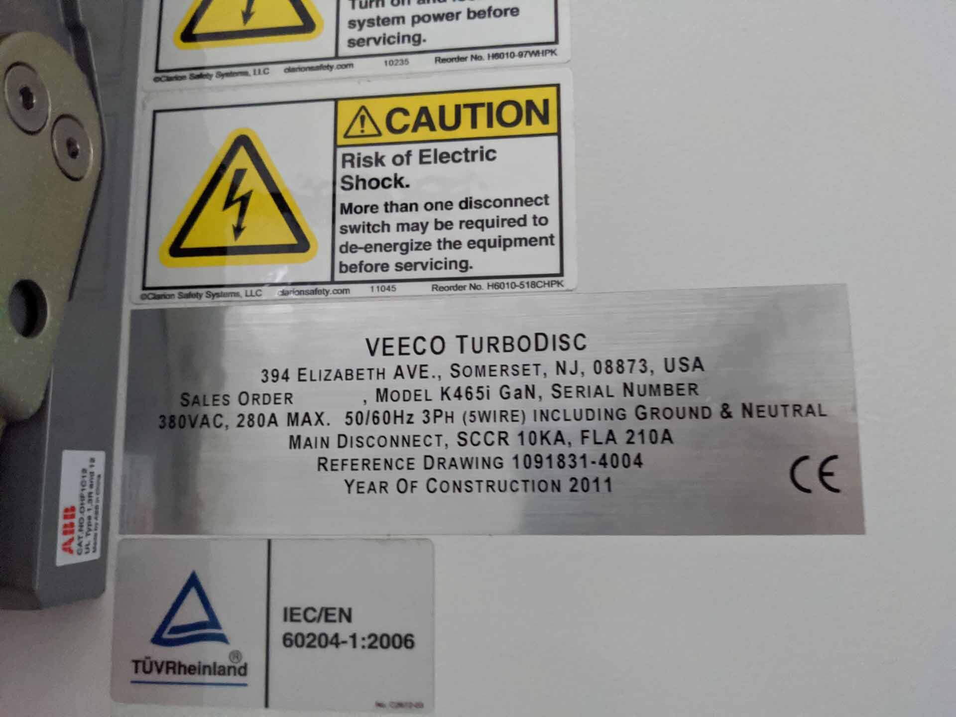 Photo Used VEECO / EMCORE TurboDisc K465i GaN For Sale