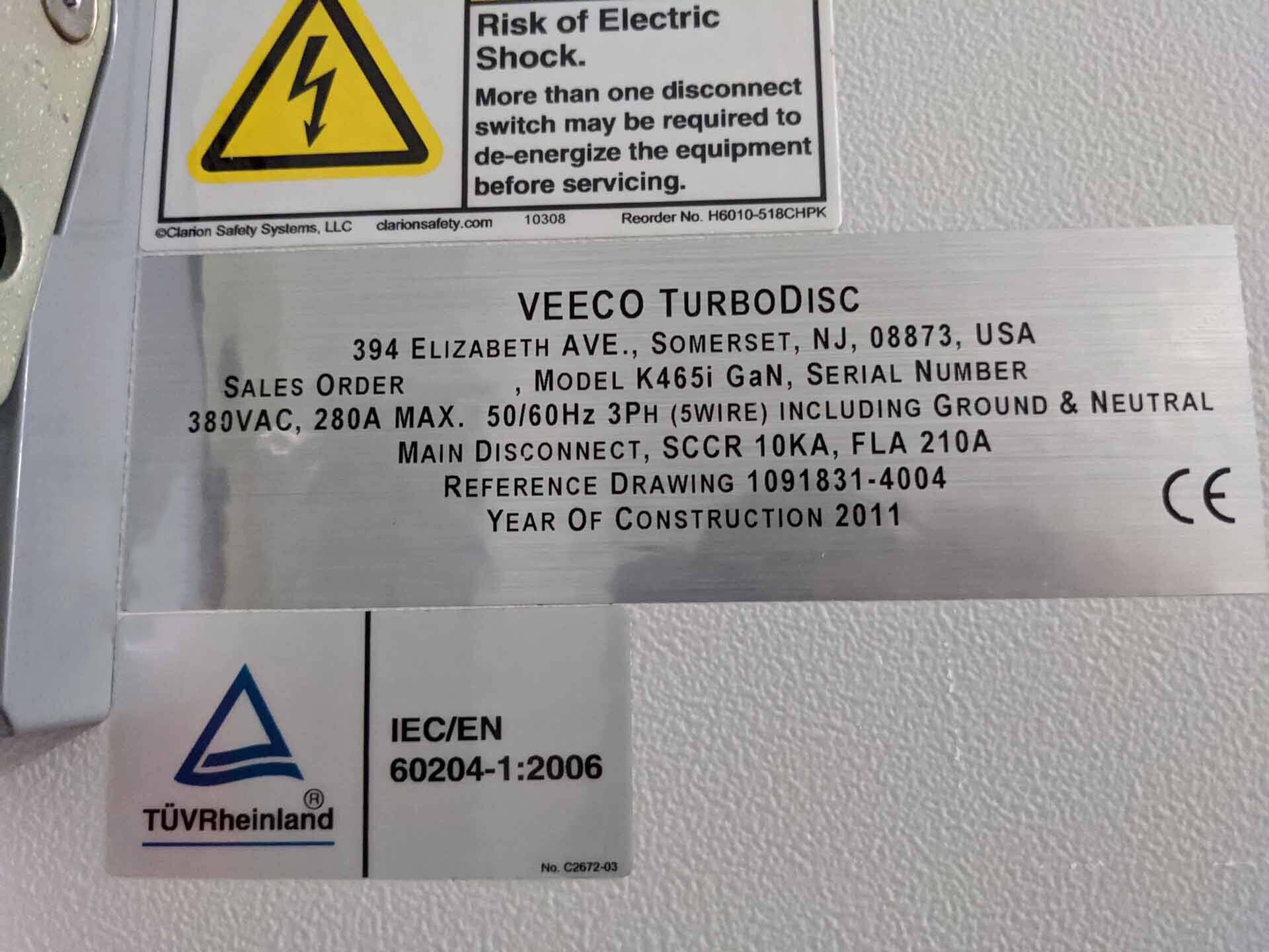 Photo Used VEECO / EMCORE TurboDisc K465i GaN For Sale
