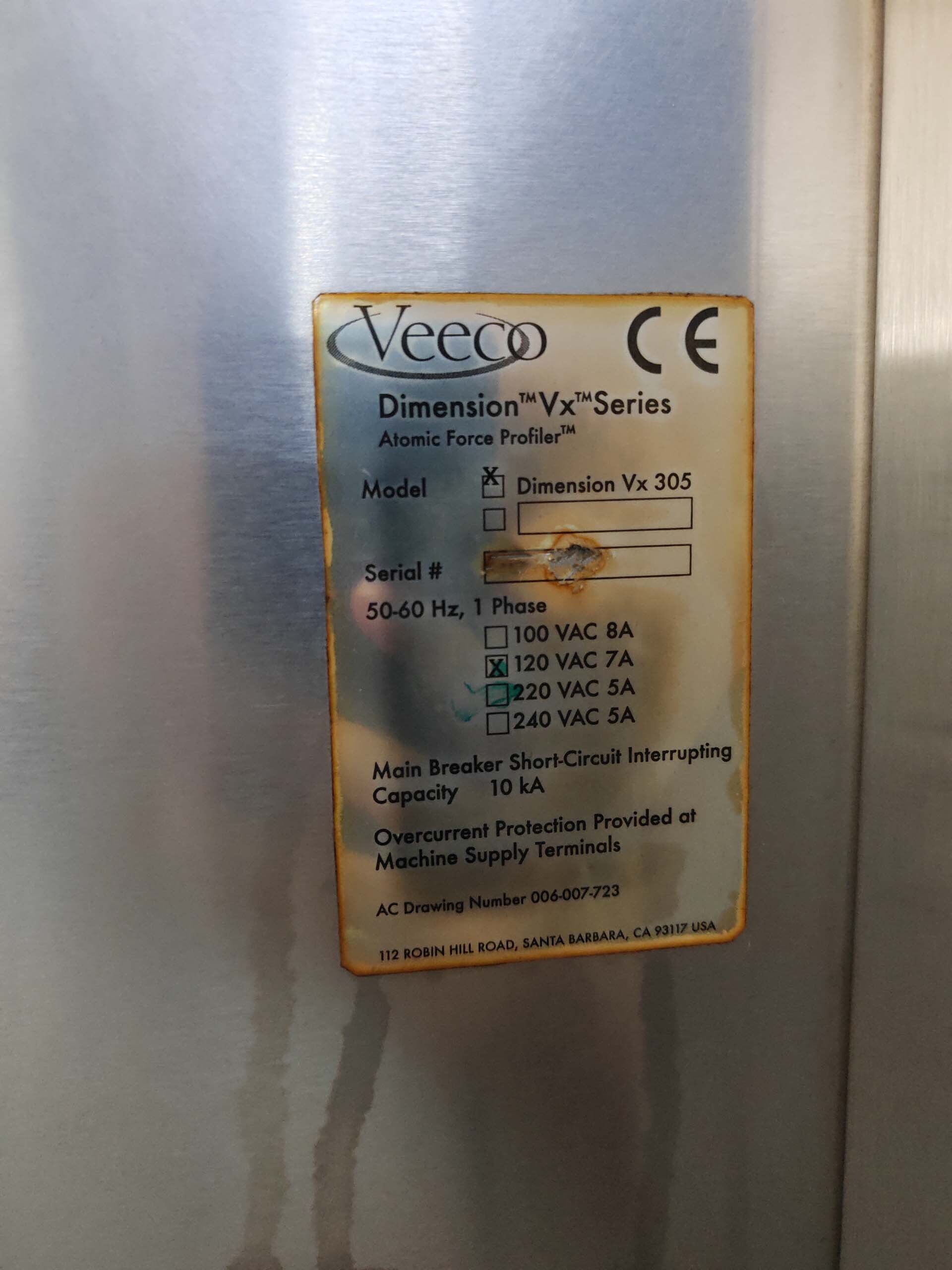 圖為 已使用的 VEECO Dimension VX 305 待售