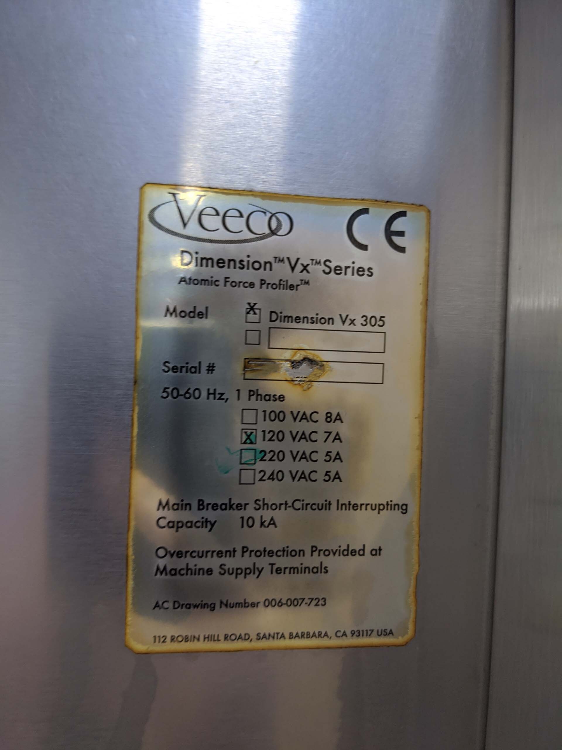 圖為 已使用的 VEECO Dimension VX 305 待售