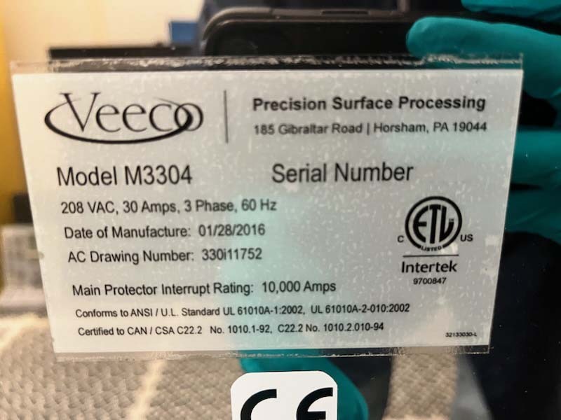 Photo Used VEECO WaferStorm M3304 For Sale