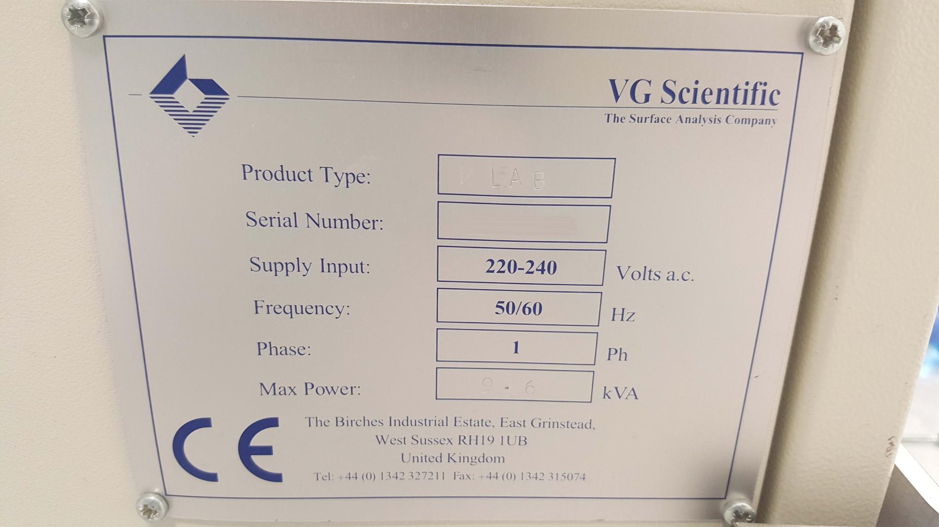 フォト（写真） 使用される VG SCIENTIFIC FEA 901 販売のために