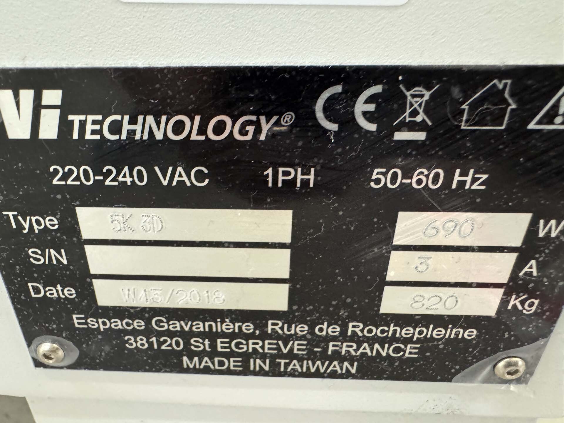 Photo Utilisé VI TECHNOLOGY 5K 3D À vendre