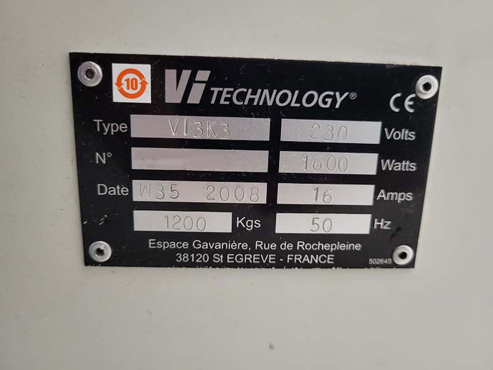 Foto Verwendet VI TECHNOLOGY VI 3K3 Zum Verkauf