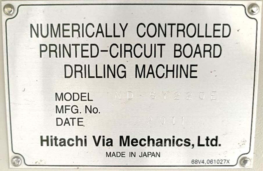 图为 已使用的 HITACHI ND-6Y220E 待售