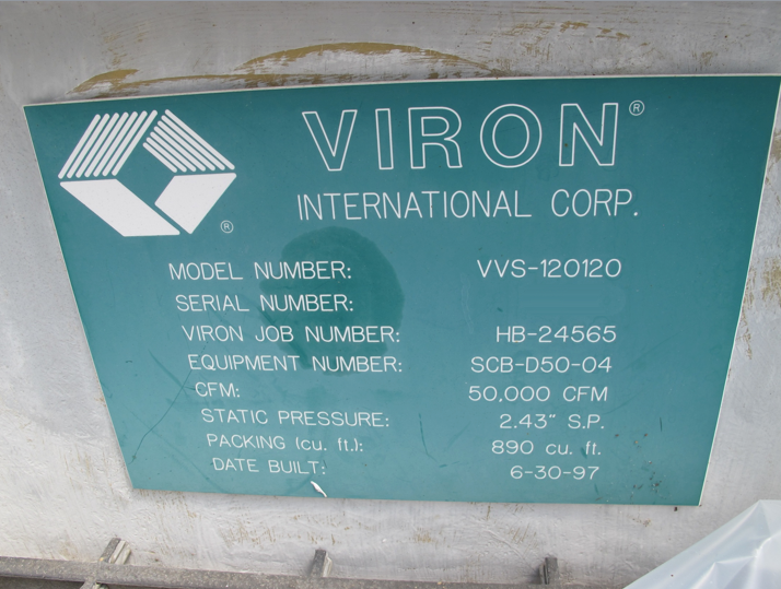 Photo Used VIRON VVS-120144 and VVS-120120 For Sale