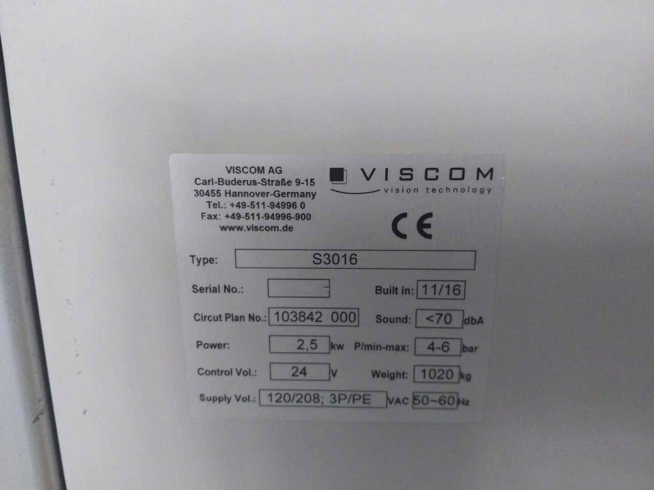 Photo Utilisé VISCOM S3016 À vendre