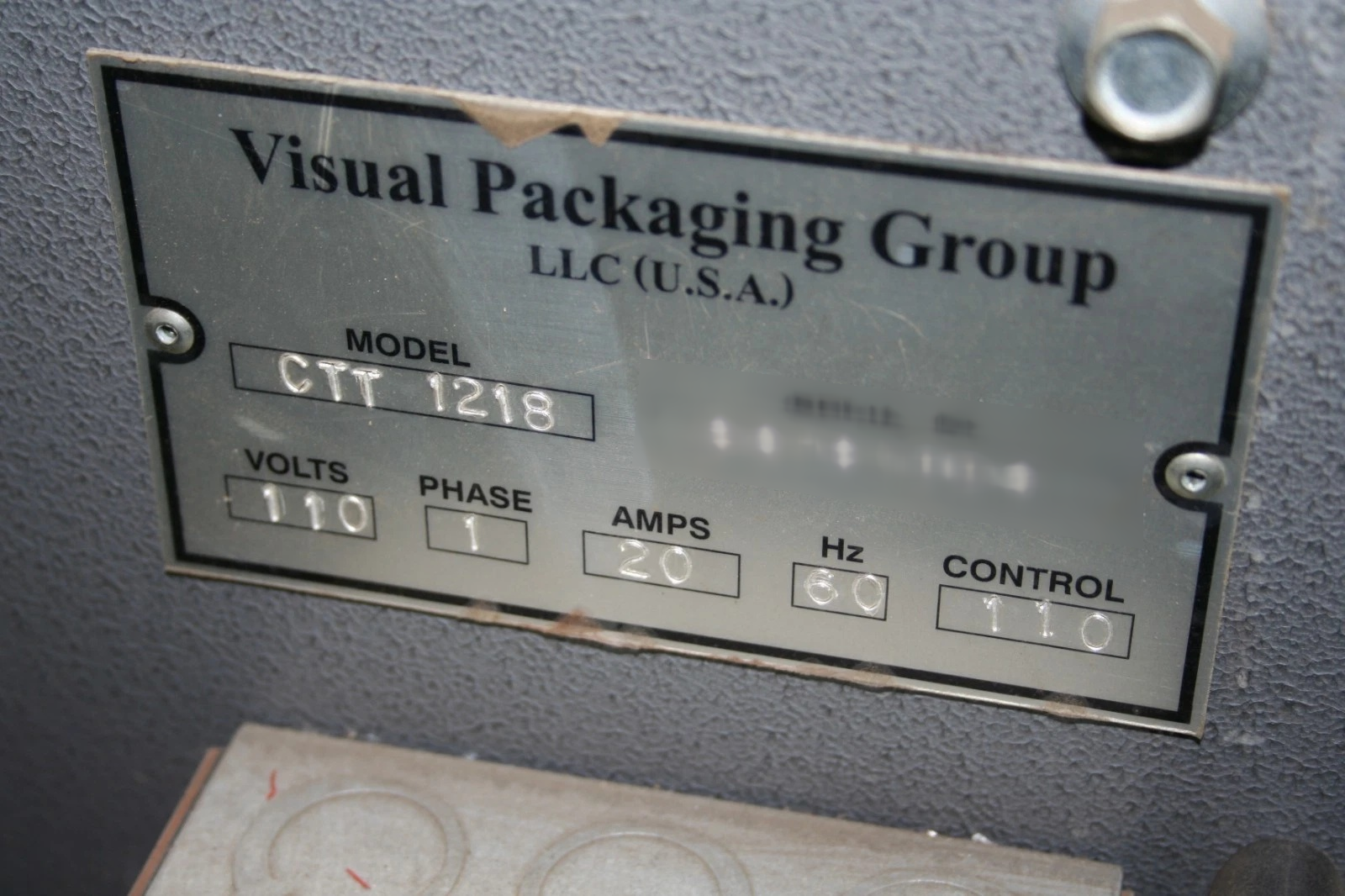 사진 사용됨 VISUAL PACKAGING GROUP CTT 1218 판매용