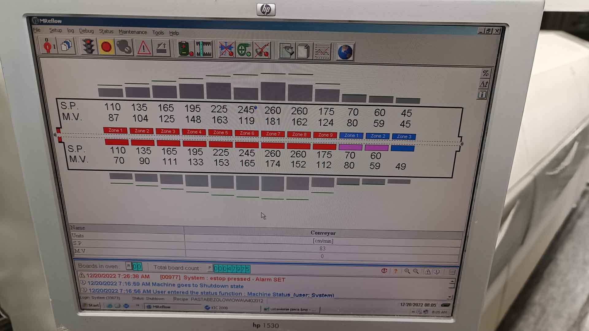 Foto Verwendet VITRONICS SOLTEC MR 933 Zum Verkauf