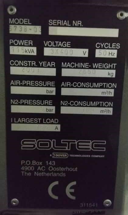 Photo Used VITRONICS SOLTEC Quantis Pro III For Sale