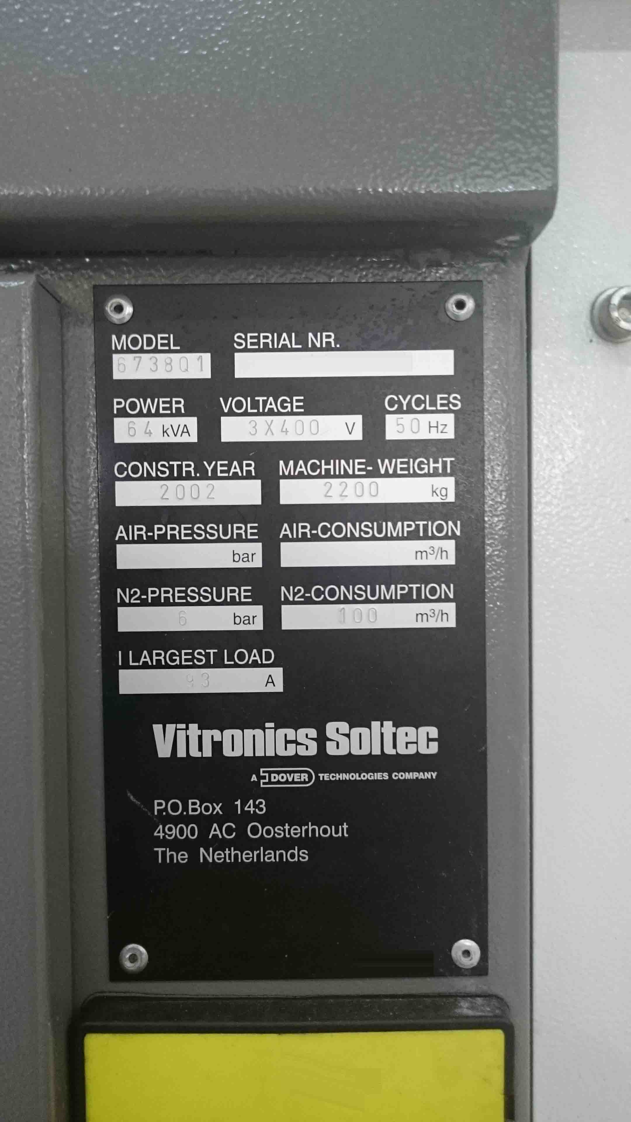 사진 사용됨 VITRONICS SOLTEC Quantis Pro 판매용