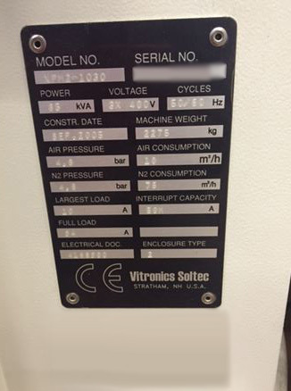 图为 已使用的 VITRONICS SOLTEC XPM2-1030 待售