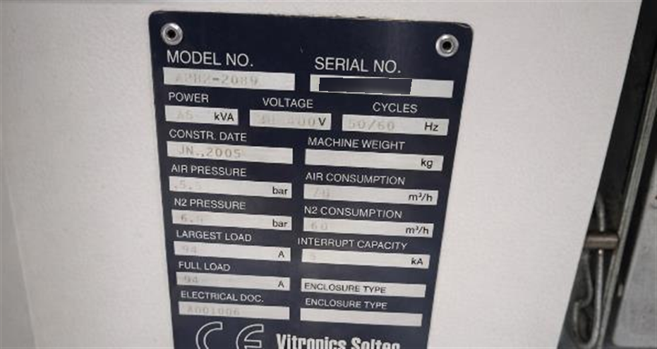 Photo Used VITRONICS SOLTEC XPM2 For Sale