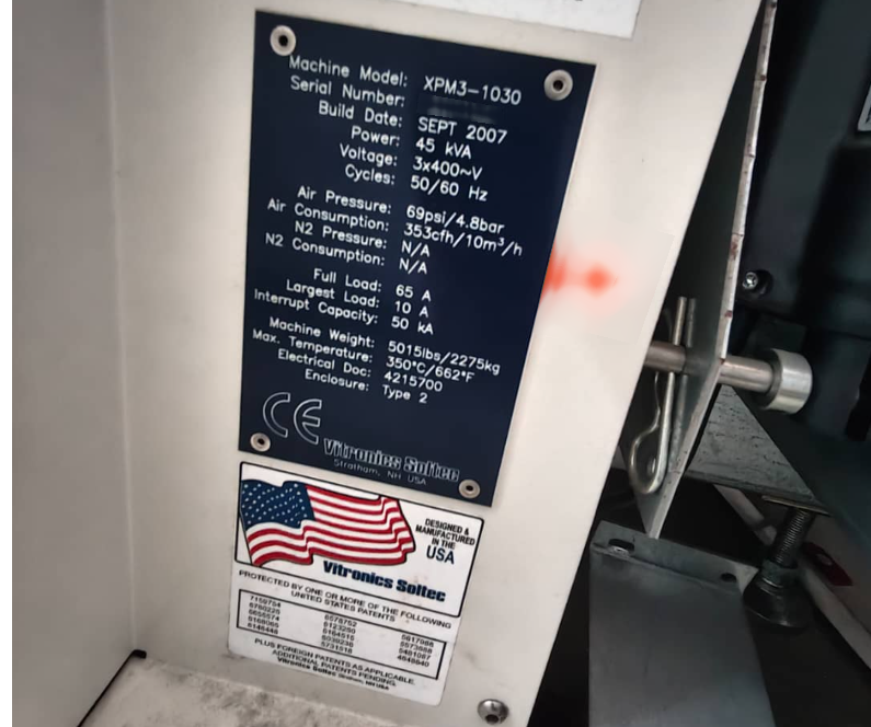 圖為 已使用的 VITRONICS SOLTEC XPM3 1030 待售