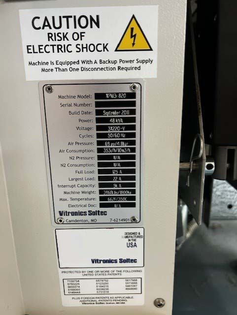 圖為 已使用的 VITRONICS SOLTEC XPM3i 820 待售