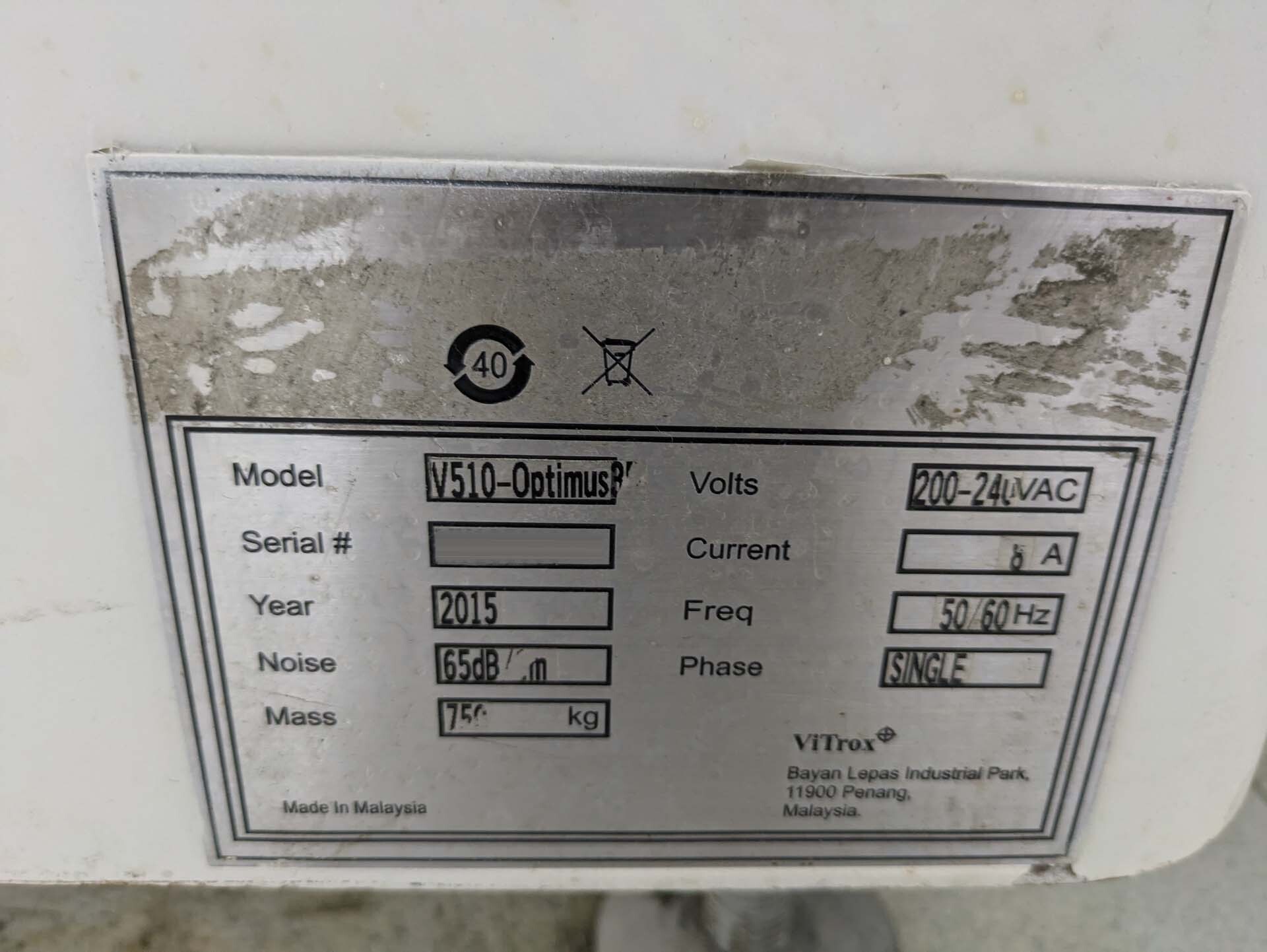 Foto Verwendet VITROX V510-Optimus3D Zum Verkauf