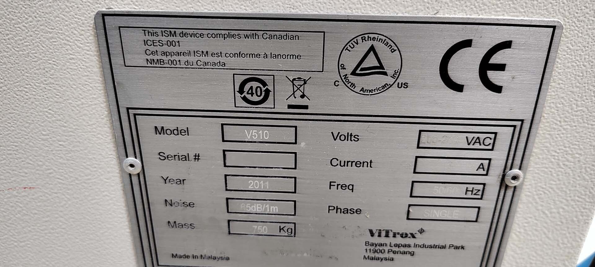 フォト（写真） 使用される VITROX V510 販売のために