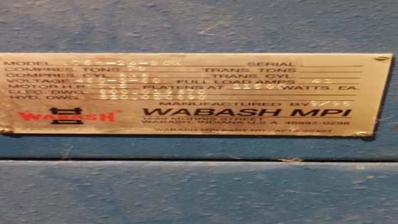 圖為 已使用的 WABASH V75H-24-BCX 待售