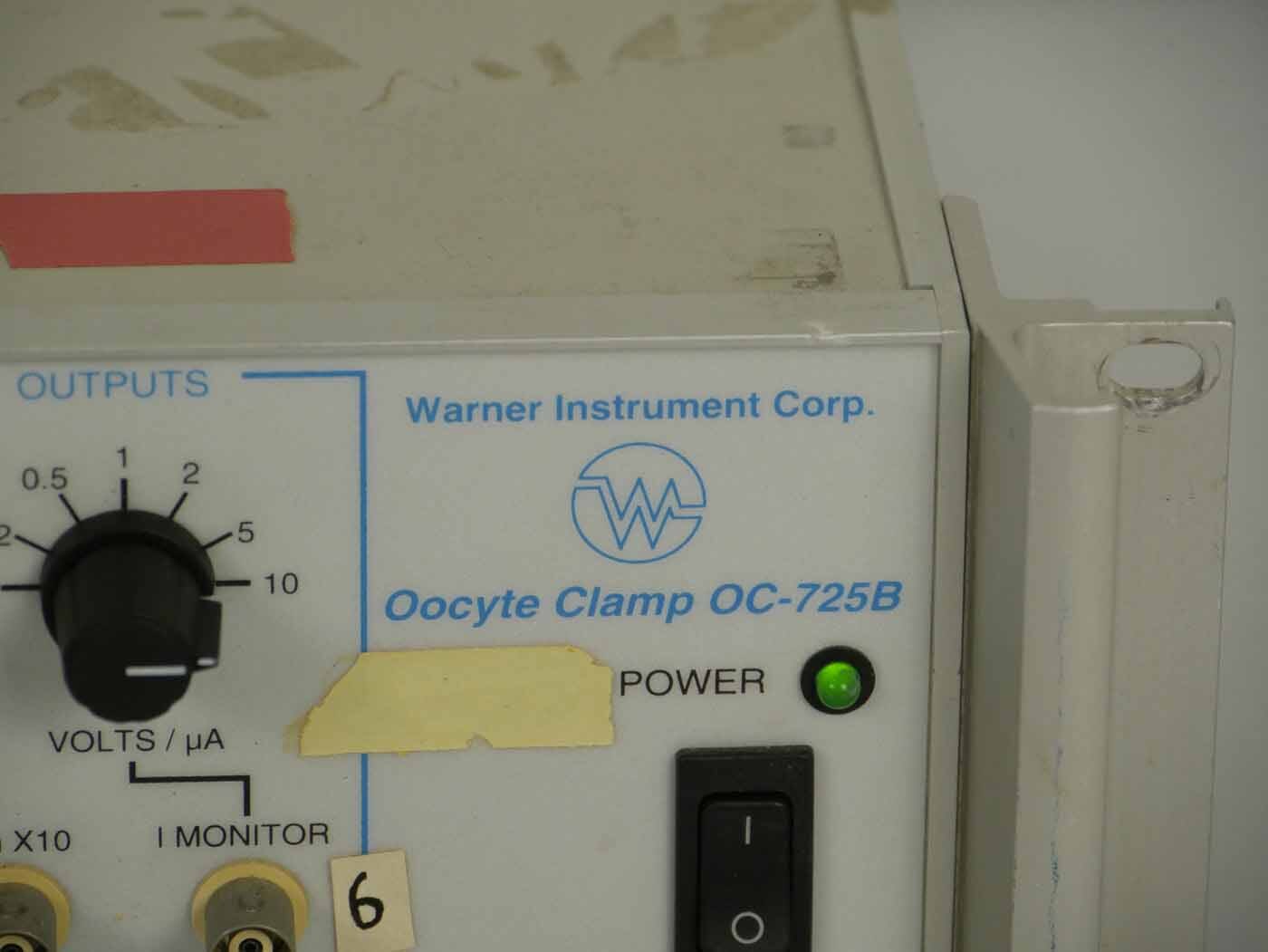 圖為 已使用的 WARNER INSTRUMENT Oocyte clamp OC-725BHV 待售