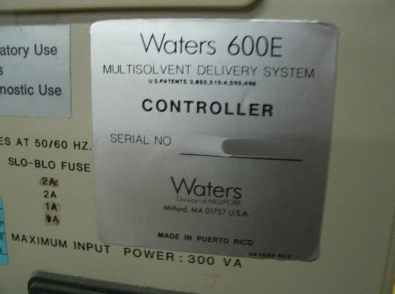 フォト（写真） 使用される WATERS 600E 販売のために