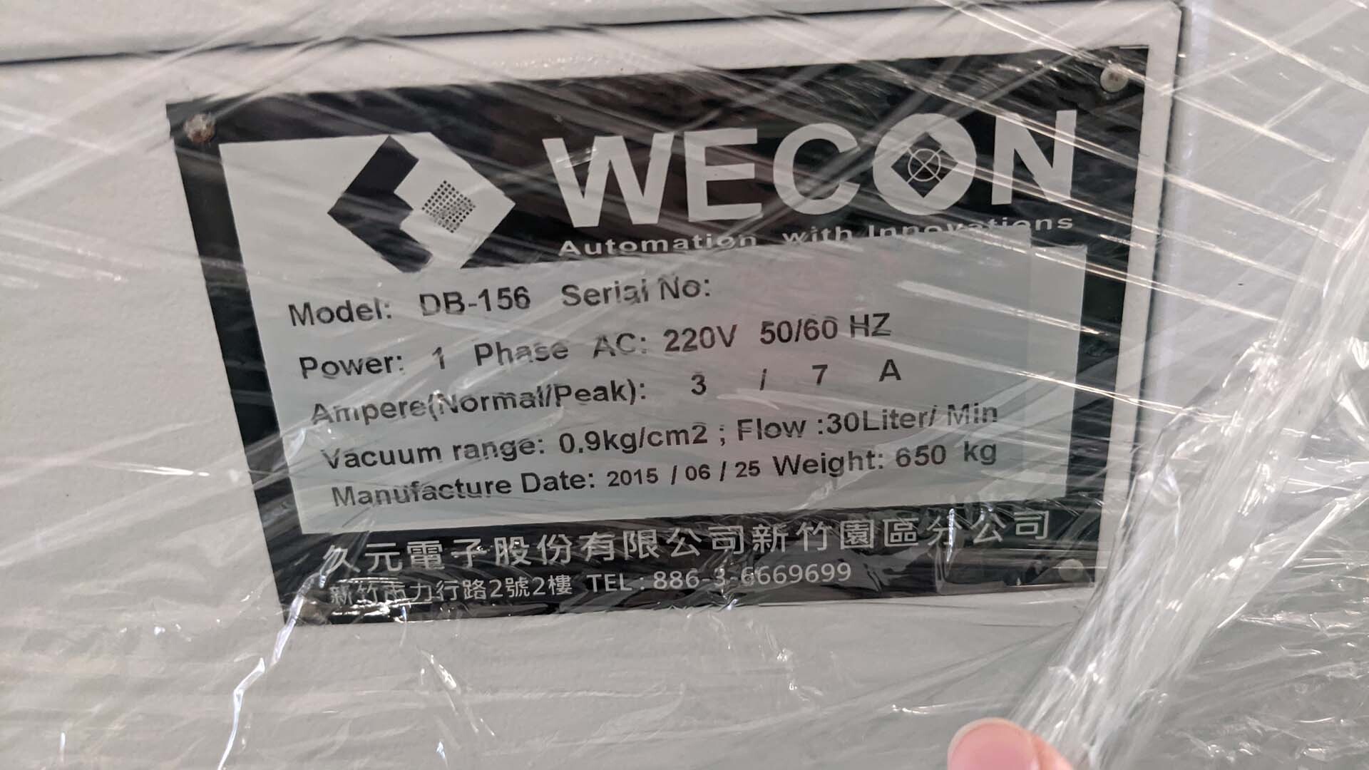 Photo Utilisé WECON DB-156 À vendre