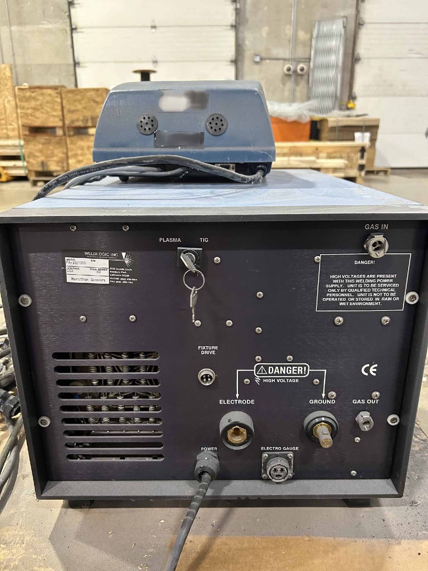 Photo Used WELDLOGIC PA 10-100 For Sale